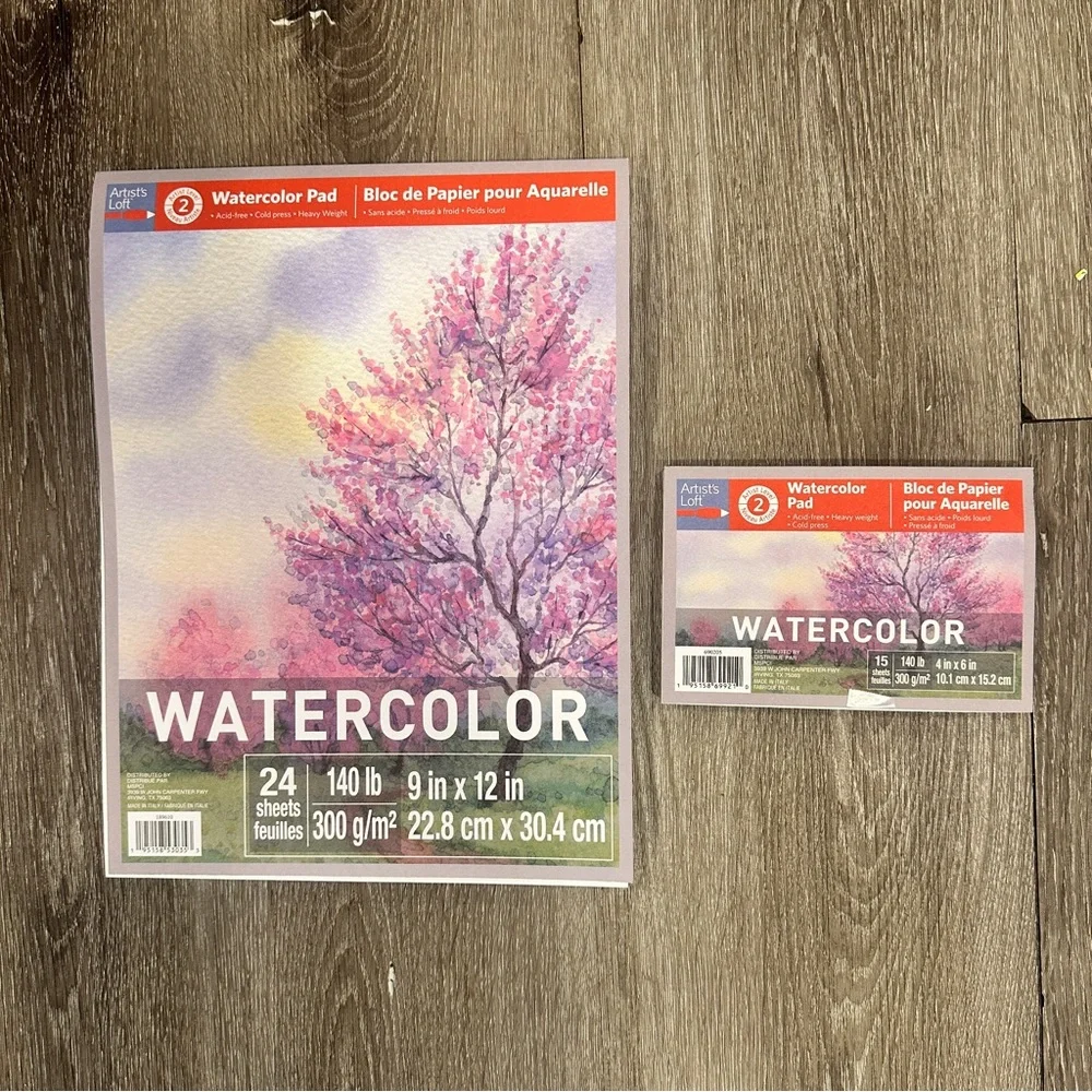 42 Holbein HWC Holbein Watercolor Paints with Paintbrushes + Watercolor Pads - Picture 11 of 12